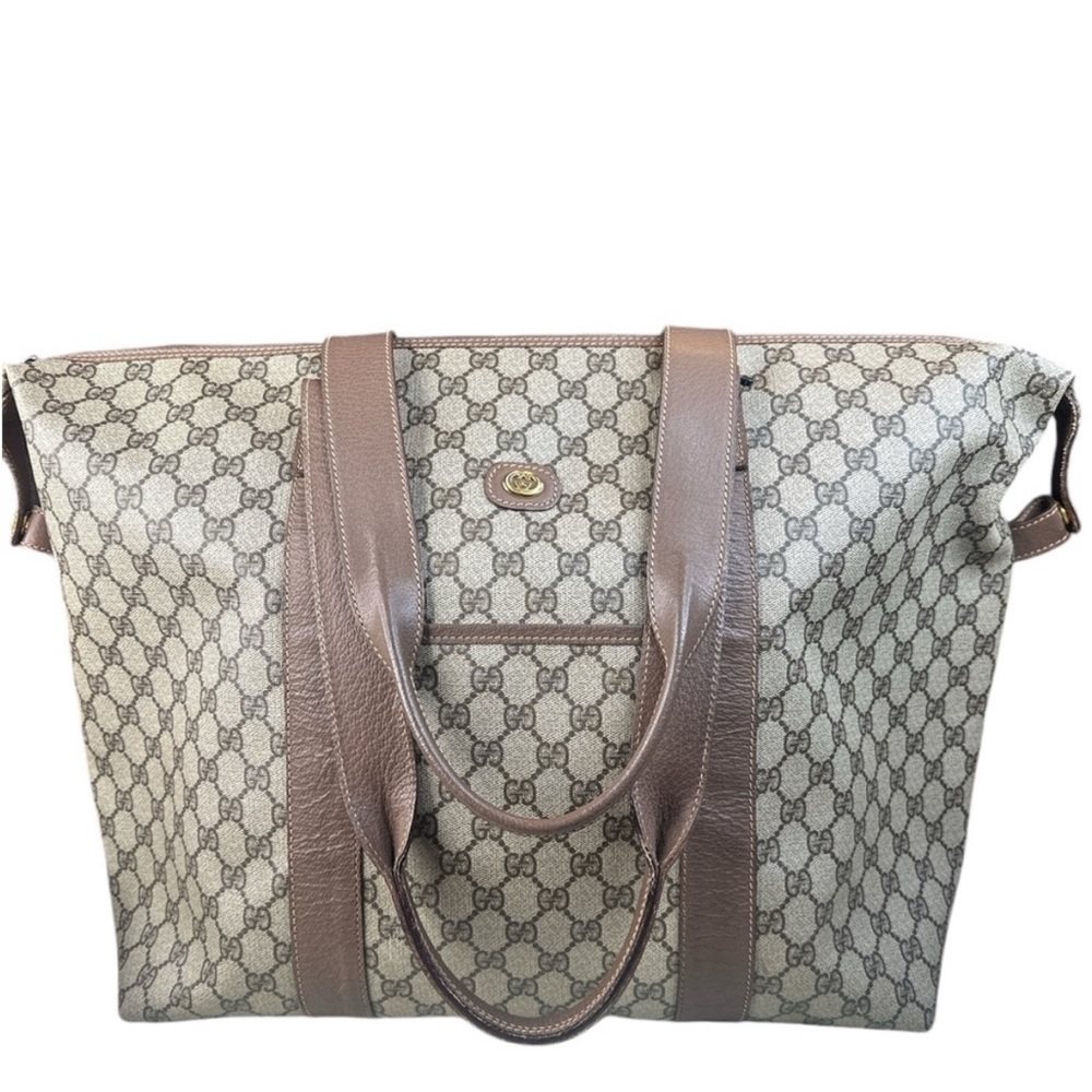 ❌ SOLD ❌ Gucci PVC vintage tote travel bag